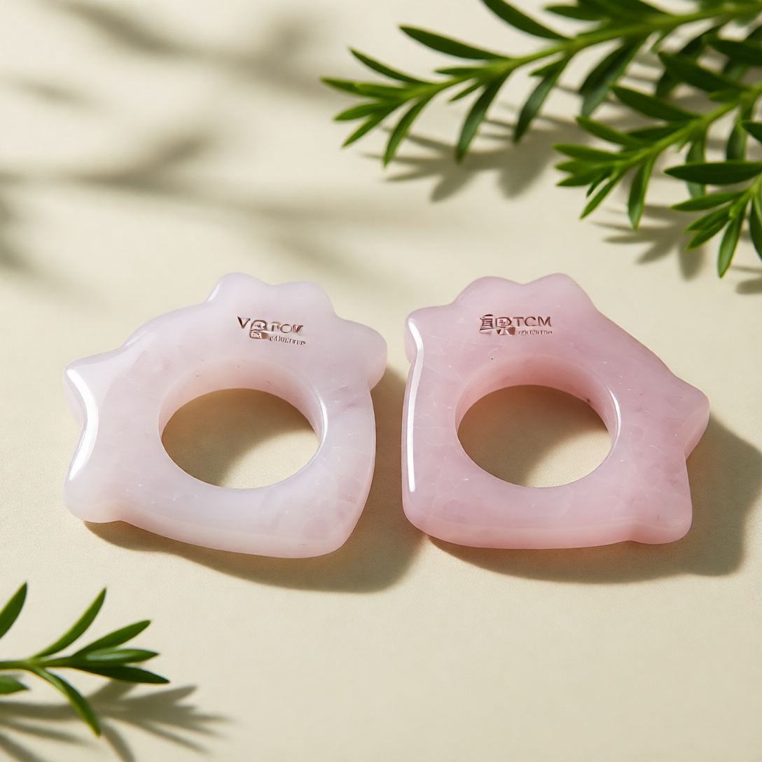 Jade Facial Massage Ring & Gua Sha Tool