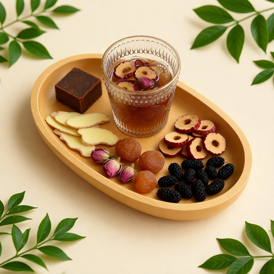 Ginger Red Date Brown Sugar Tea