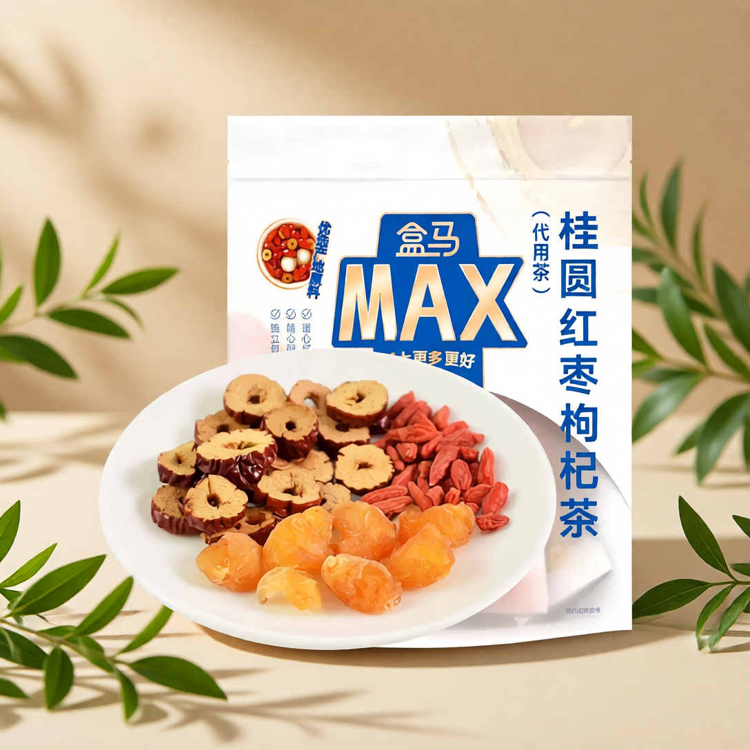 Longan Red Date Goji Tea Sachets